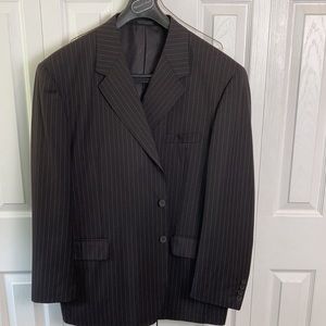 Gently worn Vittorio StAngelo Brown stripe suit